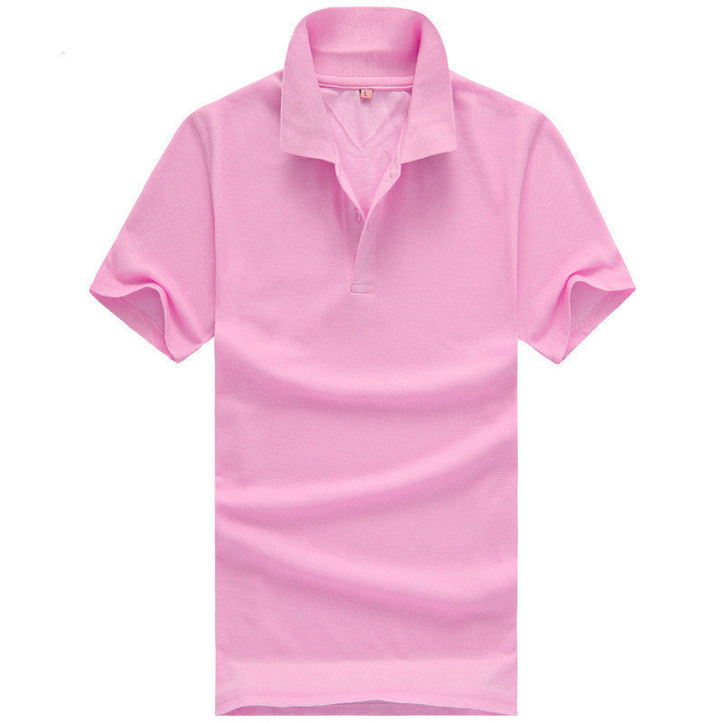 Online discount shop Australia - Men solid polo shirt Clothing short Tees for style casual tops YL03