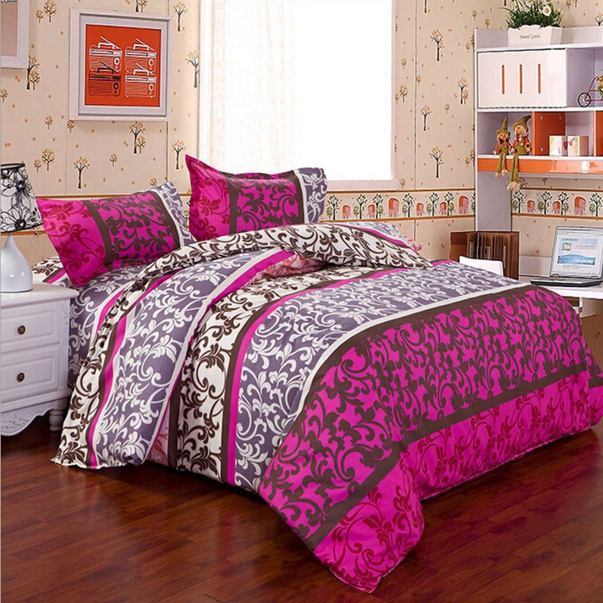 Designer Bedding Set Flower Stripe  Designer bedding sets, Designer bed  sheets, Modern bed sheets