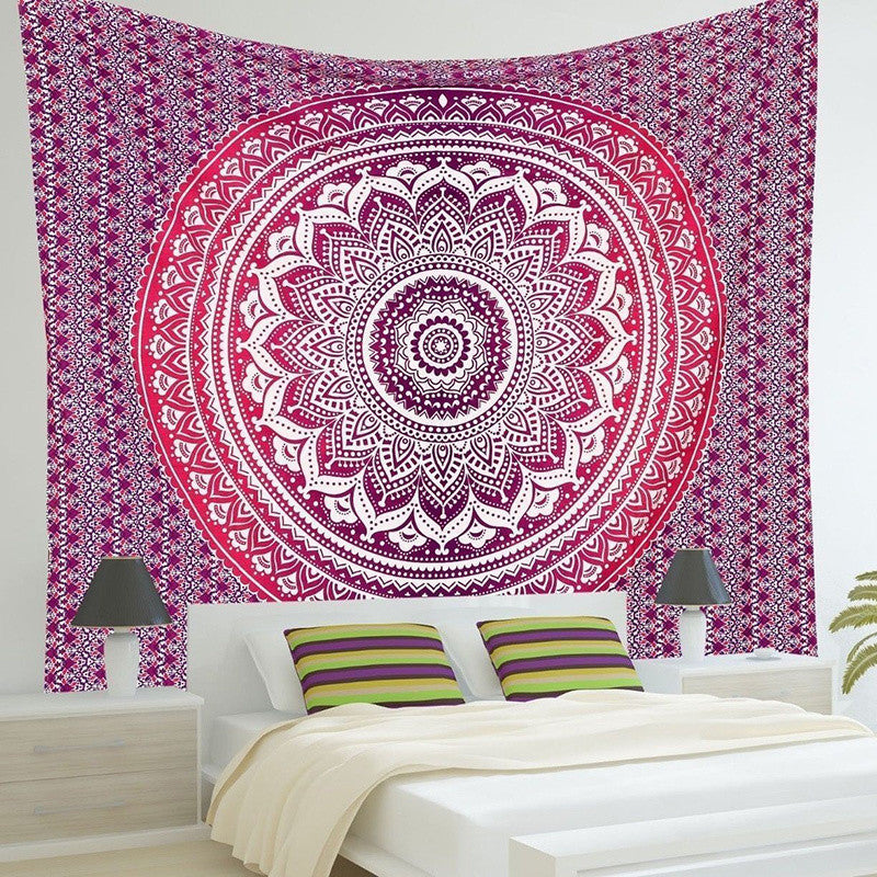 Online discount shop Australia - Indian Mandala Tapestry Wall Hanging Printed Beach Throw Towel Mat Table Cloth Bedding Outlet Home Decor 210x150cm