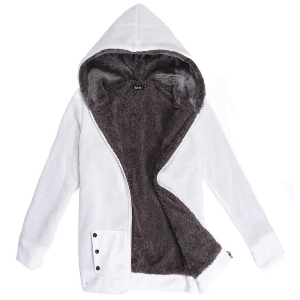 Women Fleeve Hoodies Casual Sweatshirt Thicken Warm Coat Female Outerwear Jacket Plus Size 68