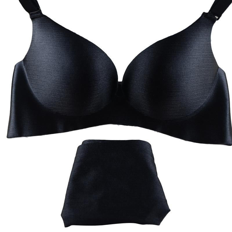 Women's Seamless Wire Push Up Bra and Panty Sets Underwear