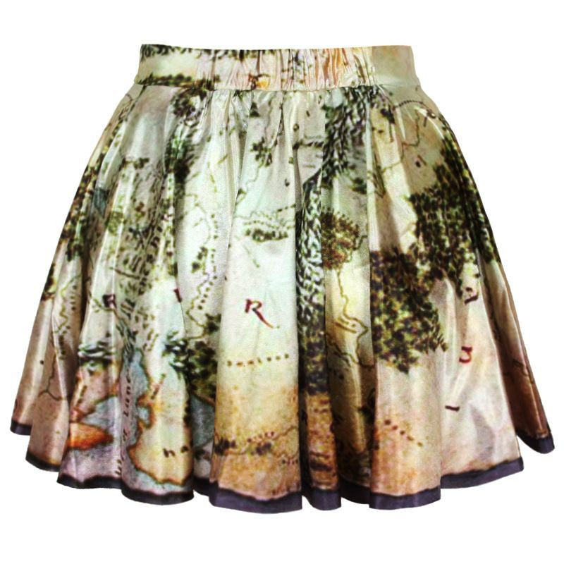 er Fashion Women's Clothing Casual High Waist emoji Print Skirt Female