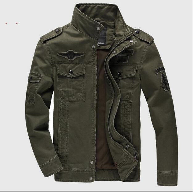 Online discount shop Australia - Men Military Army jackets plus size 6XL Brand cost outerwear embroidery mens jacket for aeronautica militare