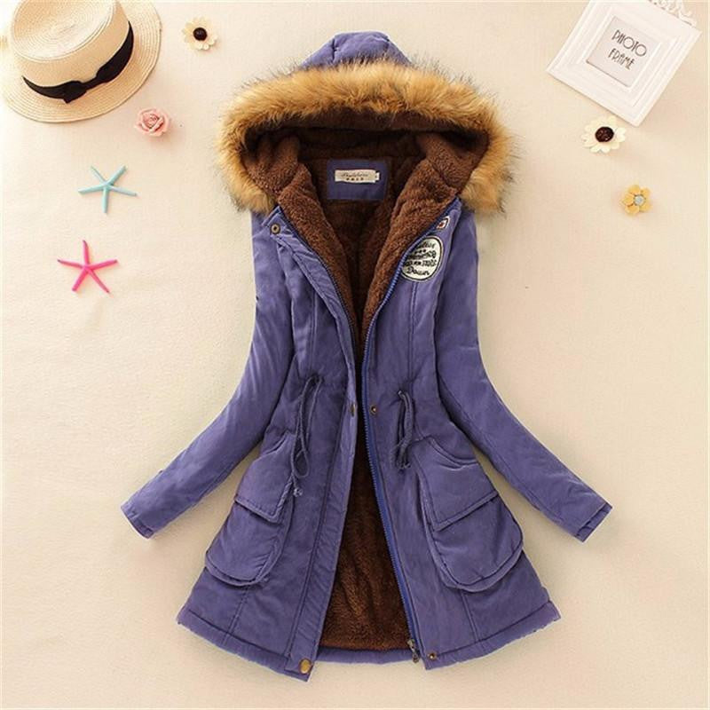 Women Coat Parka Casual Outwear Military Hooded Coat Jacket Women Padded Coats Woman Clothes FZ037