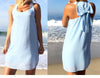 Summer dress women dress female summer style bow sundress plus size women clothing beach dress chiffon