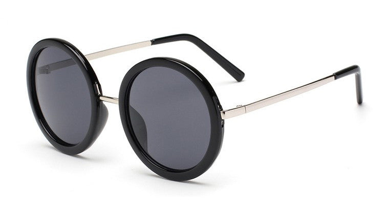 Retro Round Sunglasses Women Brand Vintage Sun Glasses Women Coating Sunglass