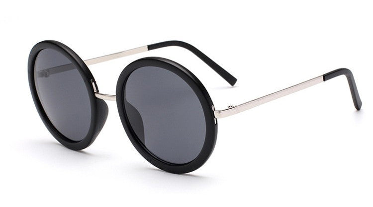 Retro Round Sunglasses Women Brand Vintage Sun Glasses Women Coating Sunglass