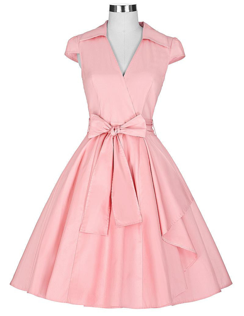 Online discount shop Australia - Audrey Hepburn Summer Style Women Vintage Swing robe Rockabilly Retro 50s pinup Dress housewife clothing
