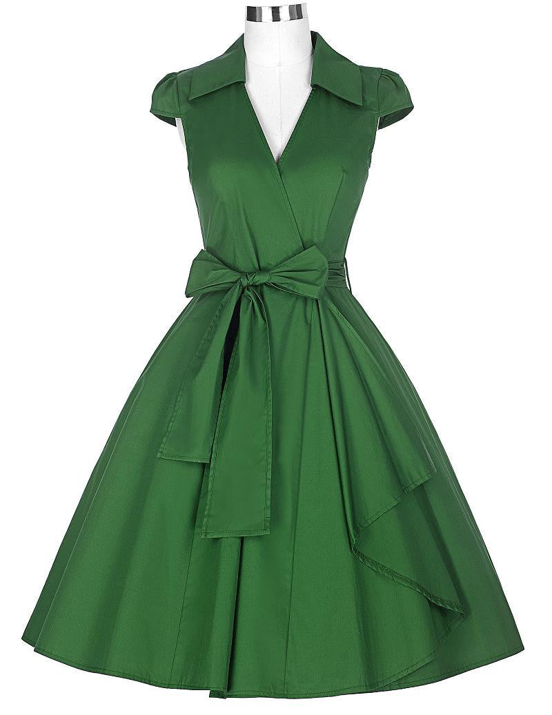 Online discount shop Australia - Audrey Hepburn Summer Style Women Vintage Swing robe Rockabilly Retro 50s pinup Dress housewife clothing