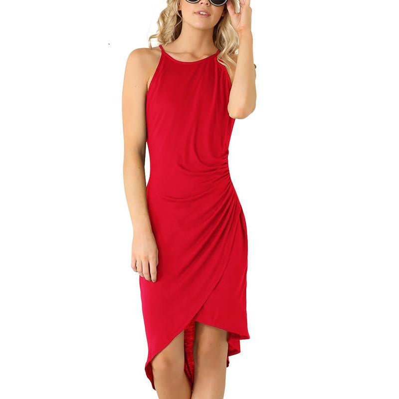 Women Dress summer dresses casual women Clothing sexy and Solid Tank dresses 6070