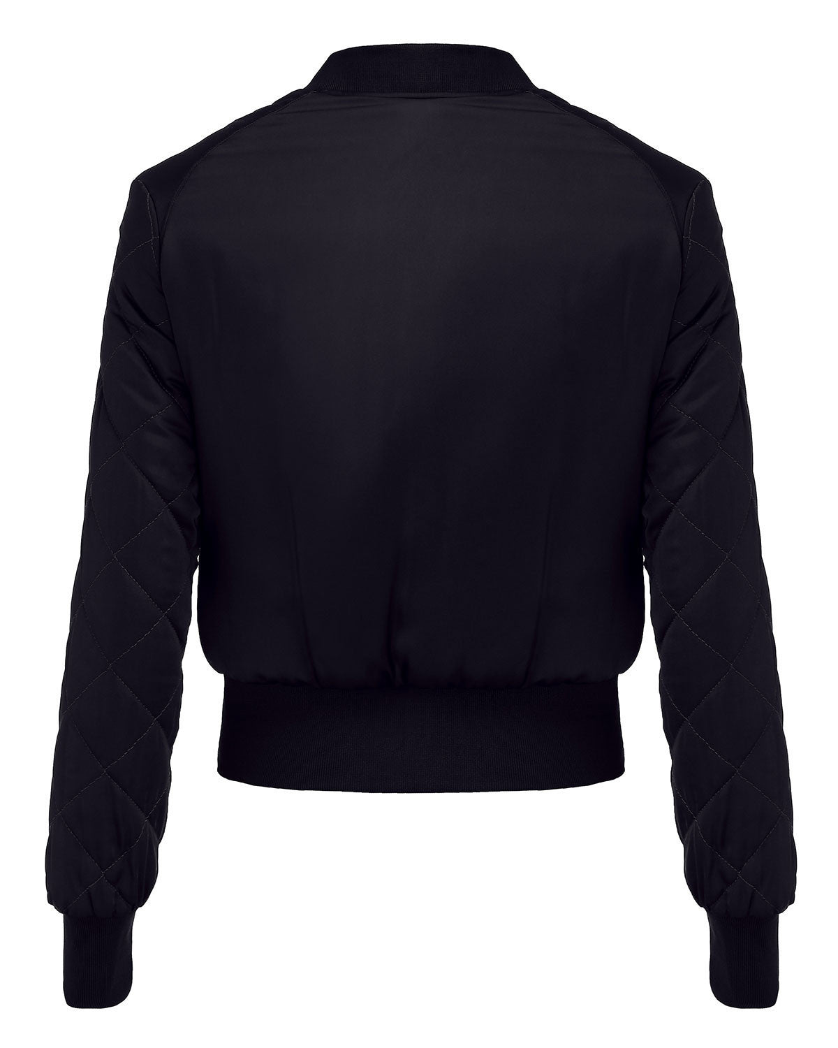 Online discount shop Australia - Fashion Brand Warm Women Zip Up Quilted Coat Jacket Short Slim Padded Bomber Fleece Pocket Outerwear S--2XL