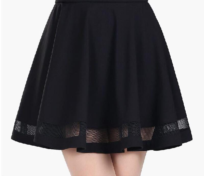 women skirt elastic faldas ladies midi skirt Girls mini Pleated skirts