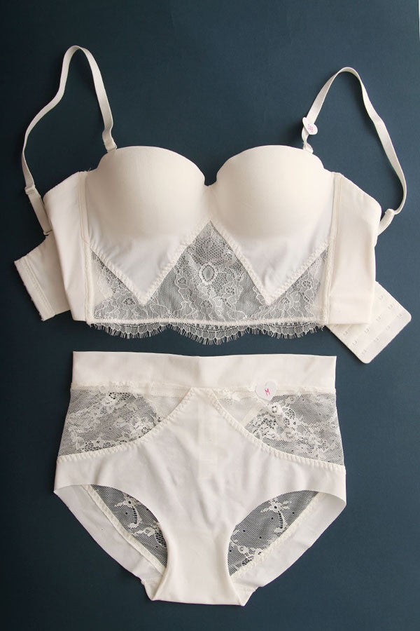 Plus Size Bra Panties Setst Brassiere Sexy Underwear Set B C D E F G H Cup  Embroidery Women Lingerie Set Bras