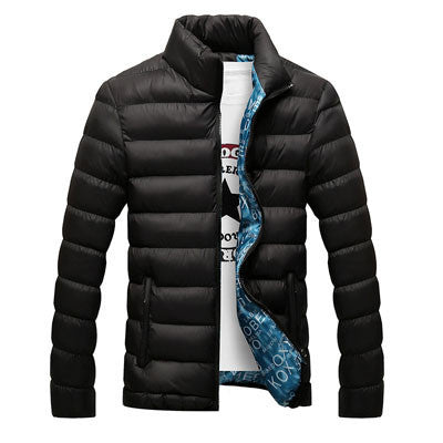 Online discount shop Australia - Jacket Men Men Cotton Blend Coats Zipper Mens Jacket Casual Thick Outwear For Men Asia Size 4XL Clothing Male,EDA104