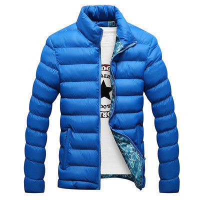 Online discount shop Australia - Jacket Men Men Cotton Blend Coats Zipper Mens Jacket Casual Thick Outwear For Men Asia Size 4XL Clothing Male,EDA104