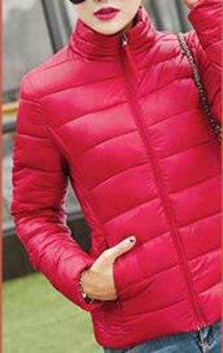 ultra light down jacket women large size Slim jacket Solid Female Parka and Jackets