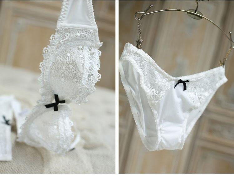 ultra-thin sexy lace bra thin transparent cup lingerie sexy gauze bra set