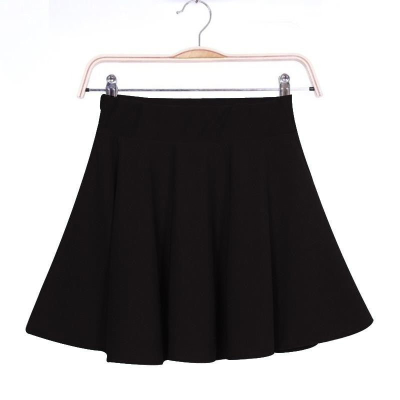 Women Skirt Mini Short Skirt Fall Skirts Womens Stretch High Waist Pleated Tutu Skirt