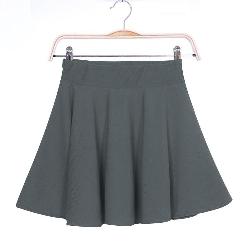 Women Skirt Mini Short Skirt Fall Skirts Womens Stretch High Waist Pleated Tutu Skirt