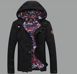 Online discount shop Australia - HEE GRAND Men's Jacket New Arrival Men Jacket With Hood Fashion Jacket Casual  Jacket 5 Colors MWJ806