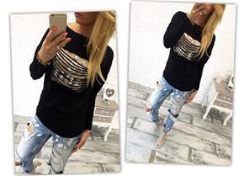 Women Casual Long Sleeve Women Tassel Hollow Out Tops Plus Size Tee Shirt