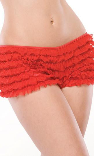 Muliti Layered Mesh Ruffled Panty Women Intimates Underwear Lingerie Lace PLus Size Panties