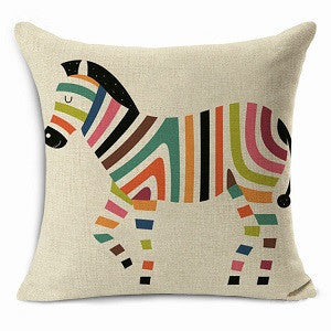 Online discount shop Australia - cute horse/rabbit/lion Cushion Pillow Almofadas Para Sofa Cushion Decorative Pillow Home Decor Sofa Throw Pillow Cushion 45*45