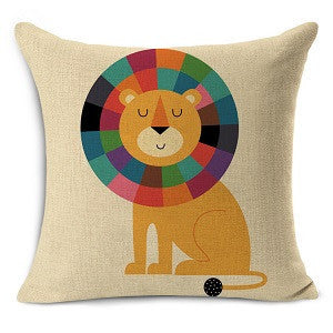 Online discount shop Australia - cute horse/rabbit/lion Cushion Pillow Almofadas Para Sofa Cushion Decorative Pillow Home Decor Sofa Throw Pillow Cushion 45*45