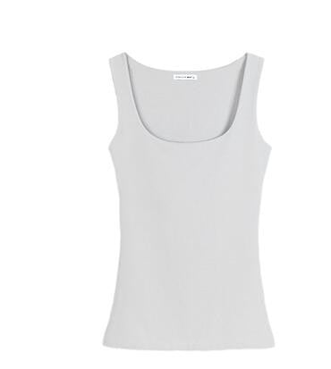 Online discount shop Australia - HOT Sexy Low-Cut Tank Tops Women Large U-neck   Cotton Tanks Sexy Nightclubs Clothing Plus Size Tanks Black White Gray