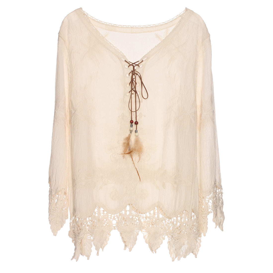 Online discount shop Australia - Gypsy Feather Duster Tops Hippie Boho People Style With Retro Embroidery Fishtail Lace Patch Design Tops Tee t shirt women
