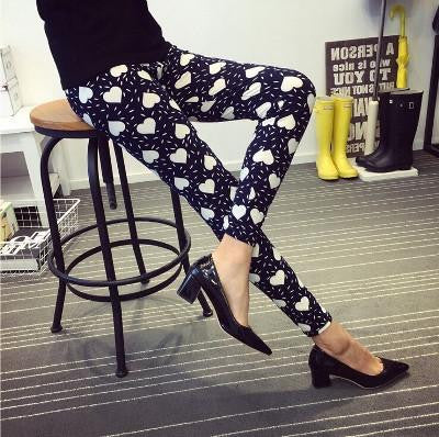 Women Leggings Styles Fashion Black Milk Print Leggings Soft Leggins