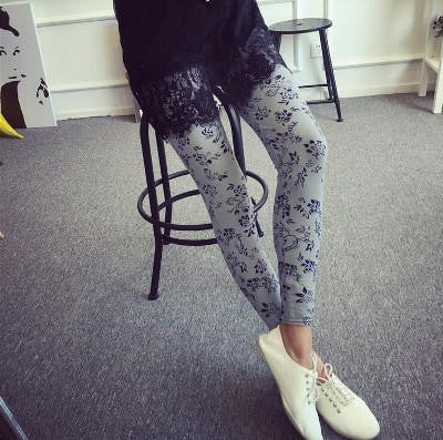 Women Leggings Styles Fashion Black Milk Print Leggings Soft Leggins