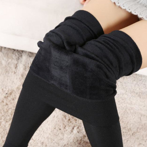 Online discount shop Australia - Lady Winter Warm Legging Thickened Winter Super Elastic Fleece Women Leggings Solid Color