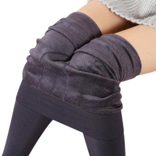 Online discount shop Australia - Lady Winter Warm Legging Thickened Winter Super Elastic Fleece Women Leggings Solid Color