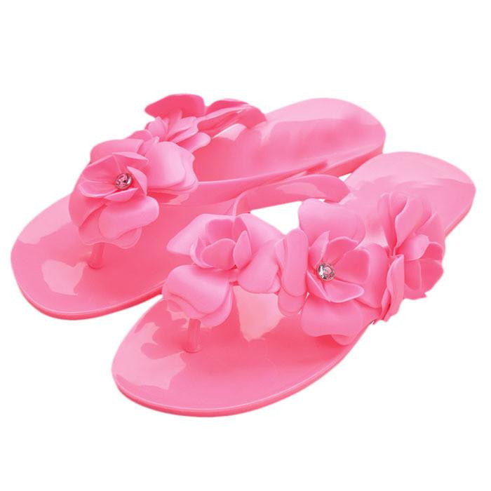 Splendid Bohemia Style Women's Sandals Fashion Flat Heel Flip Flops Beach Slippers Female Shoes