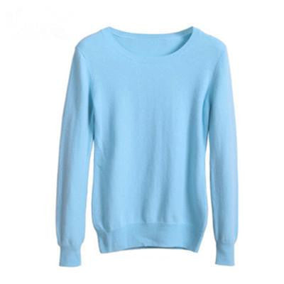women's Sweater Wool Sweater Female round neck pullover Knit Sweater