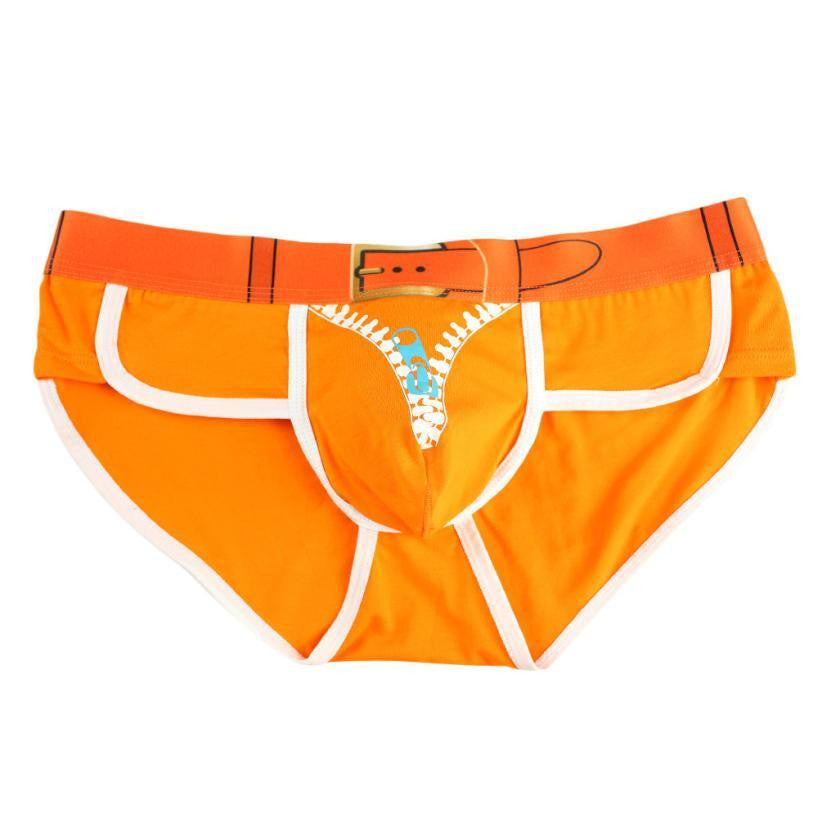 Temptation The Underwear Solid Nylon Spandex Briefs Ice Breathable Transparent Underwear Men Brand Mens Brief #2458
