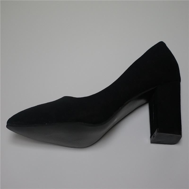 Women's 7.5 cm Block Heel sexy pointed toed woman pumps EUR 34 -39
