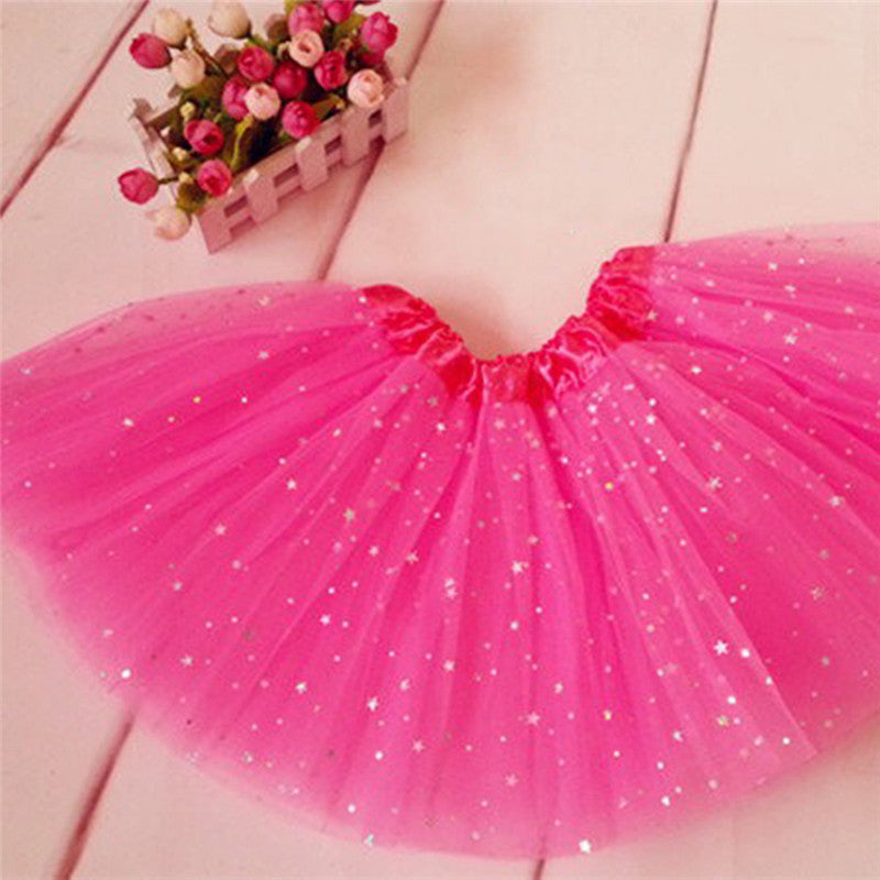 Online discount shop Australia - Children Fluffy Pettiskirts Tutu Saias Baby Girls Skirts Princess Skirt Girls Dance Wear Party Clothes 2-7Y