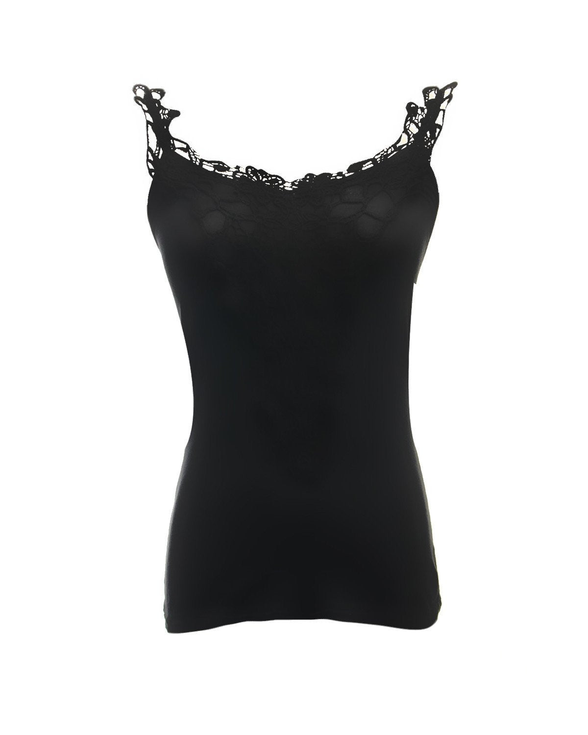 Online discount shop Australia - New Arrival Sexy Women Tank Tops Lace Patchwork Casual Slim Ladies White Black Shirt  de renda Plus Size S-5XL