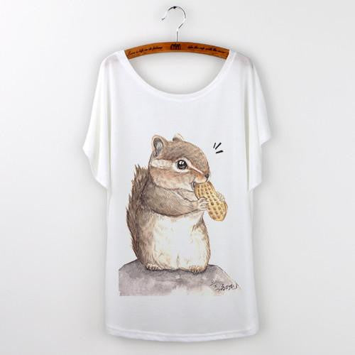 Totoro tshirt Casual T-shirt Women Tops Graphic Tee Shirt Animal Panda Print Short Sleeve O-neck tees