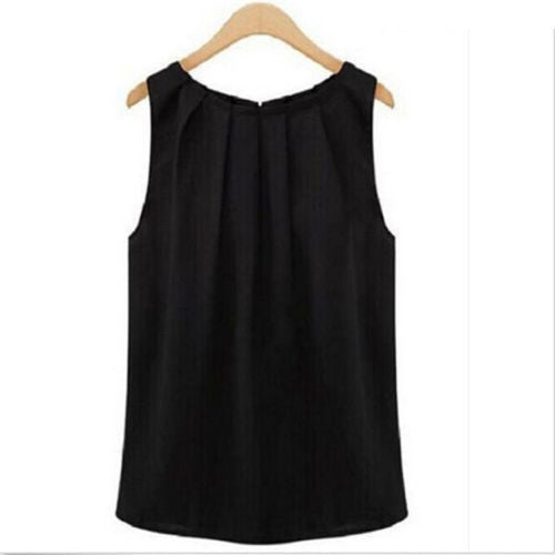 Online discount shop Australia - 1PC HOT Fashion Simple fashion women  sleeveless casual tank shirt blouse vest CATH