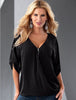 Online discount shop Australia - 1PC Deep V-Neck Women Blouses Chiffon Blouse Sexy Women Tops Plus Size 13 Colors 8 sizes ZZ3497