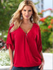 Online discount shop Australia - 1PC Deep V-Neck Women Blouses Chiffon Blouse Sexy Women Tops Plus Size 13 Colors 8 sizes ZZ3497