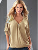 Online discount shop Australia - 1PC Deep V-Neck Women Blouses Chiffon Blouse Sexy Women Tops Plus Size 13 Colors 8 sizes ZZ3497