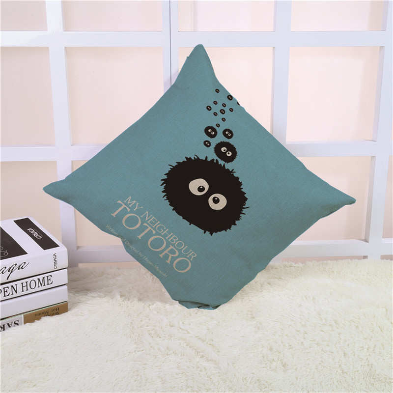 Online discount shop Australia - Cartoon Style Fashion Decorative Cushion Cover Cute Totoro Printed Throw Pillow Cover Car Home Decorative 45x45cm