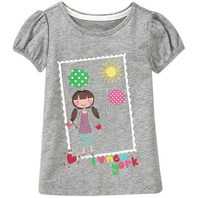 Online discount shop Australia - Brand Kids 18M-6Y Baby Boys Girls T-Shirt New Short Sleeve Tees Children's Tops Clothing Cotton Cartoon Pattern Tshirt