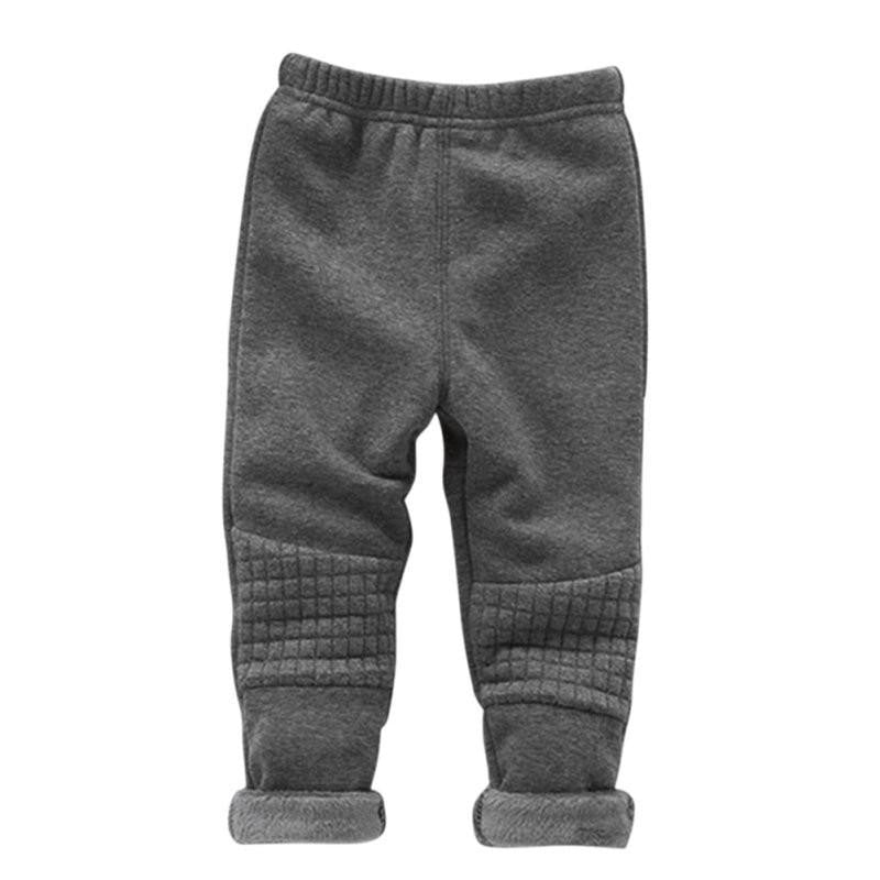 Warm Baby Kid Girls Leggings Pants Basic Elastic Waist Thick Skinny Trousers X16