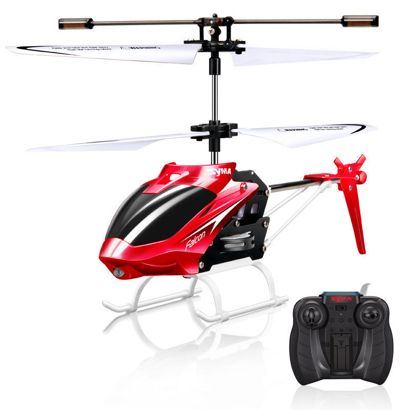 Original Syma W25 2 CH 2 Channel Indoor Mini RC Helicopter with Gyro Crash Resistant Baby toys, Yellow