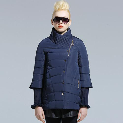 Warm Cotton Clothing Cotton padded Coat Women's Clothing Three Quarter Sleeve Coat Jacket Windbreaker